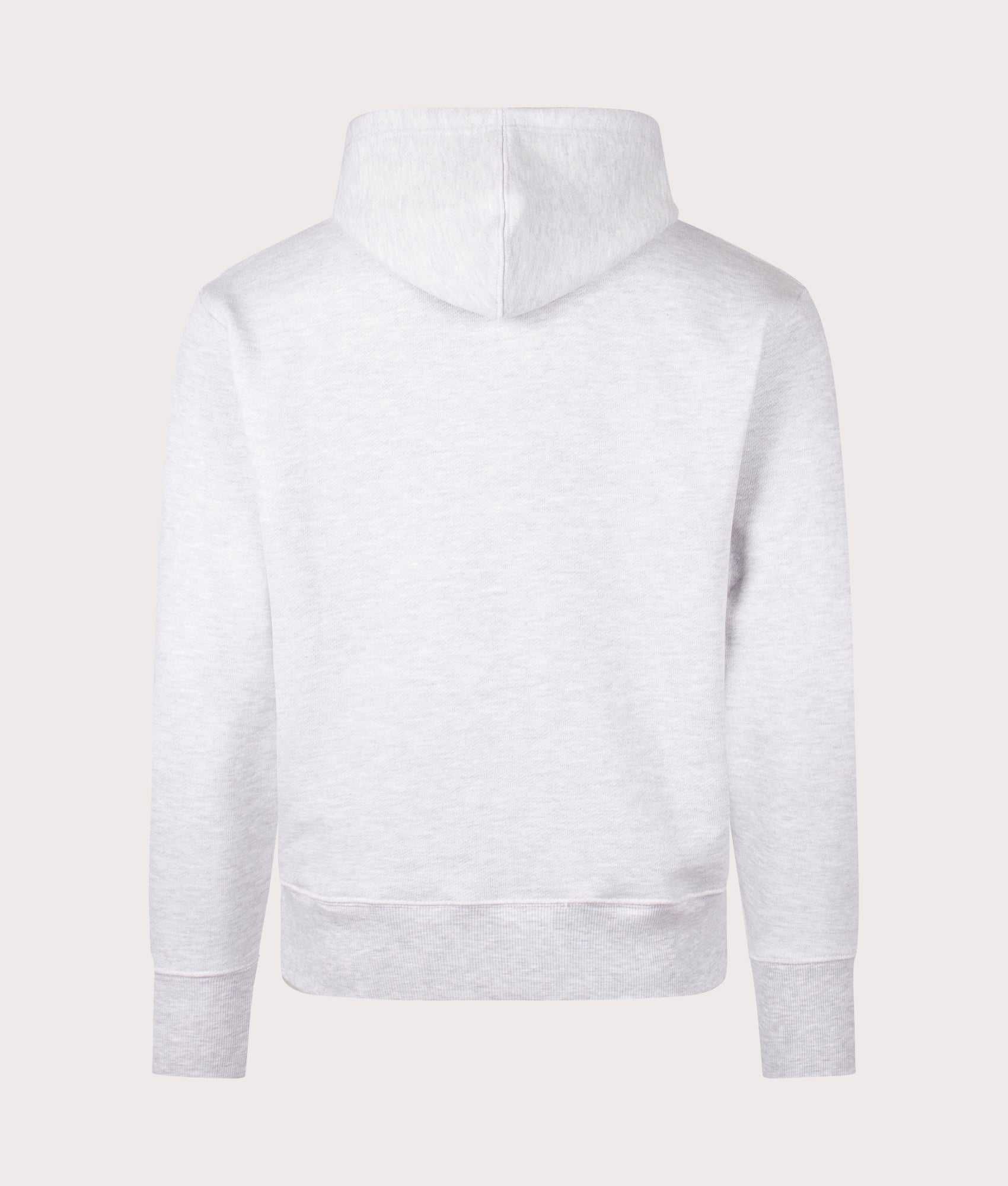 Service Works Espresso Hoodie in Ash Grey at EQVVS. Back Shot.