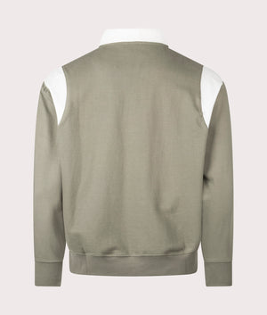 Bistro Polo Shirt by Service Works in Olive. Shot by EQVVS. Back shot.