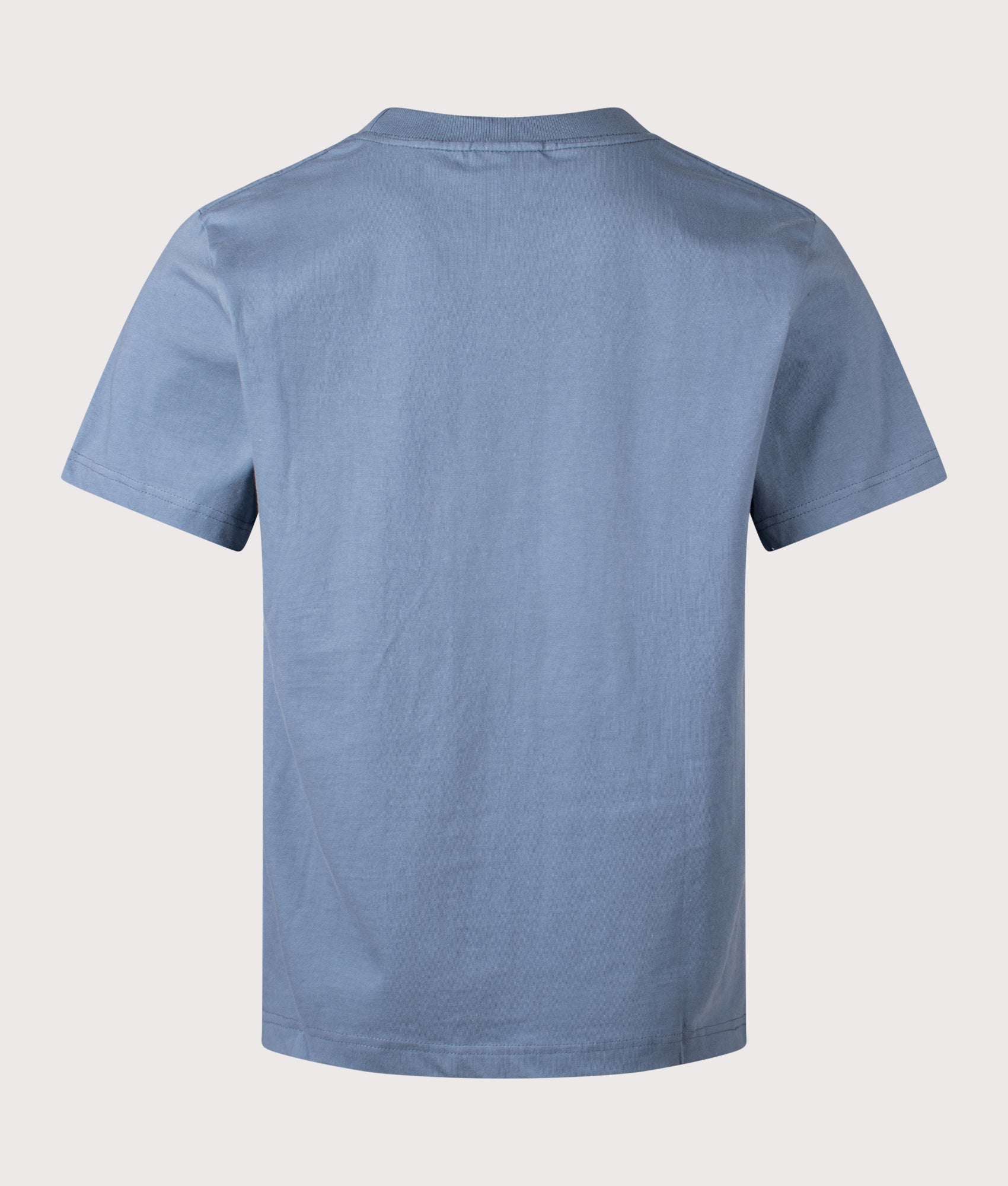 Services Works Home Comforts T-Shirt in Slate at EQVVS Menswear. Back shot.
