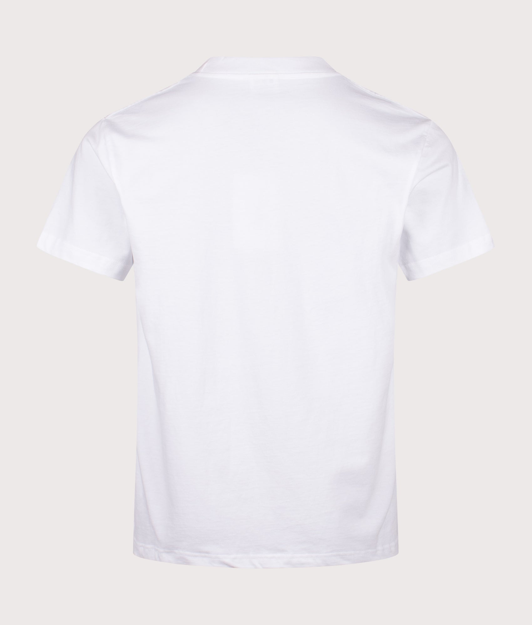 Services Works Home Comforts T-Shirt in White at EQVVS Menswear. Back shot.