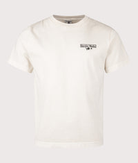 Pigment Dyed Trademark T-Shirt: Natural 