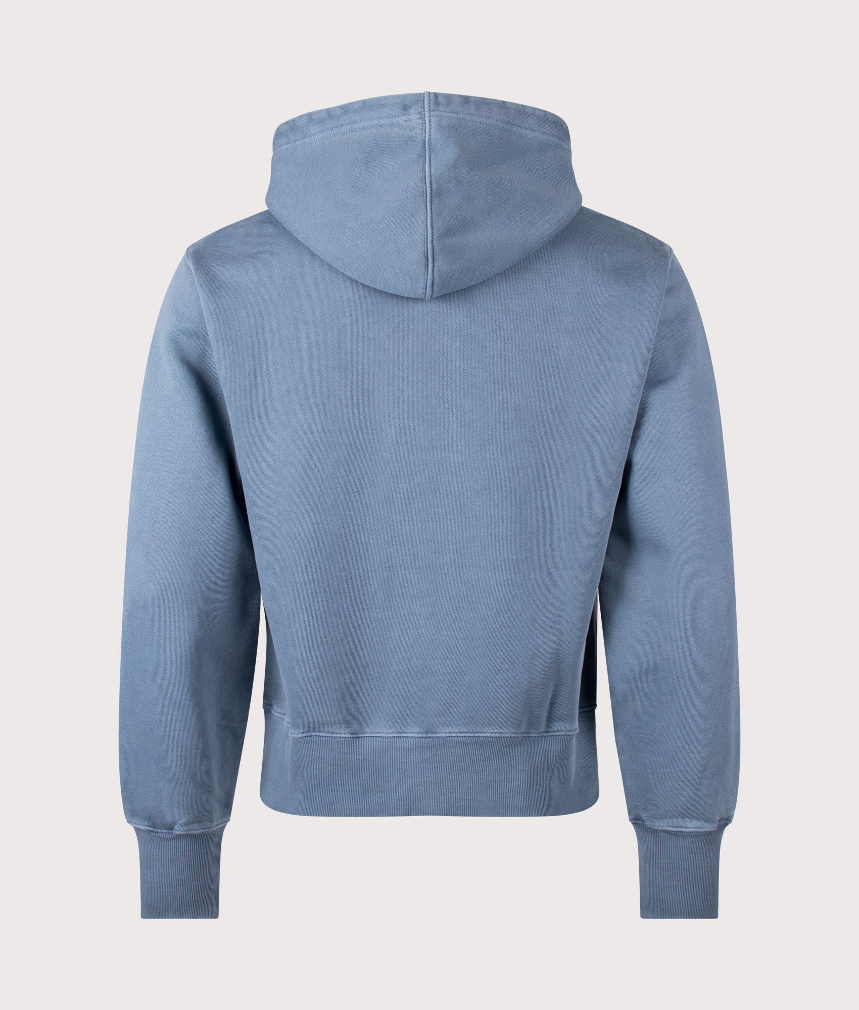 Service Works Loopback Trademark Hoodie in Slate at EQVVS Menswear. Back shot.