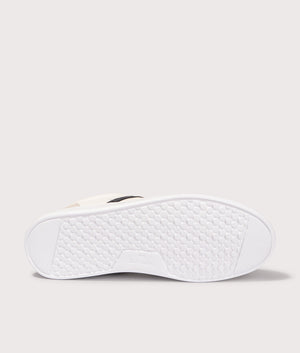 PS Paul Smith Leather Birch Trainers in Off White at EQVVS Menswear. Sole shot.