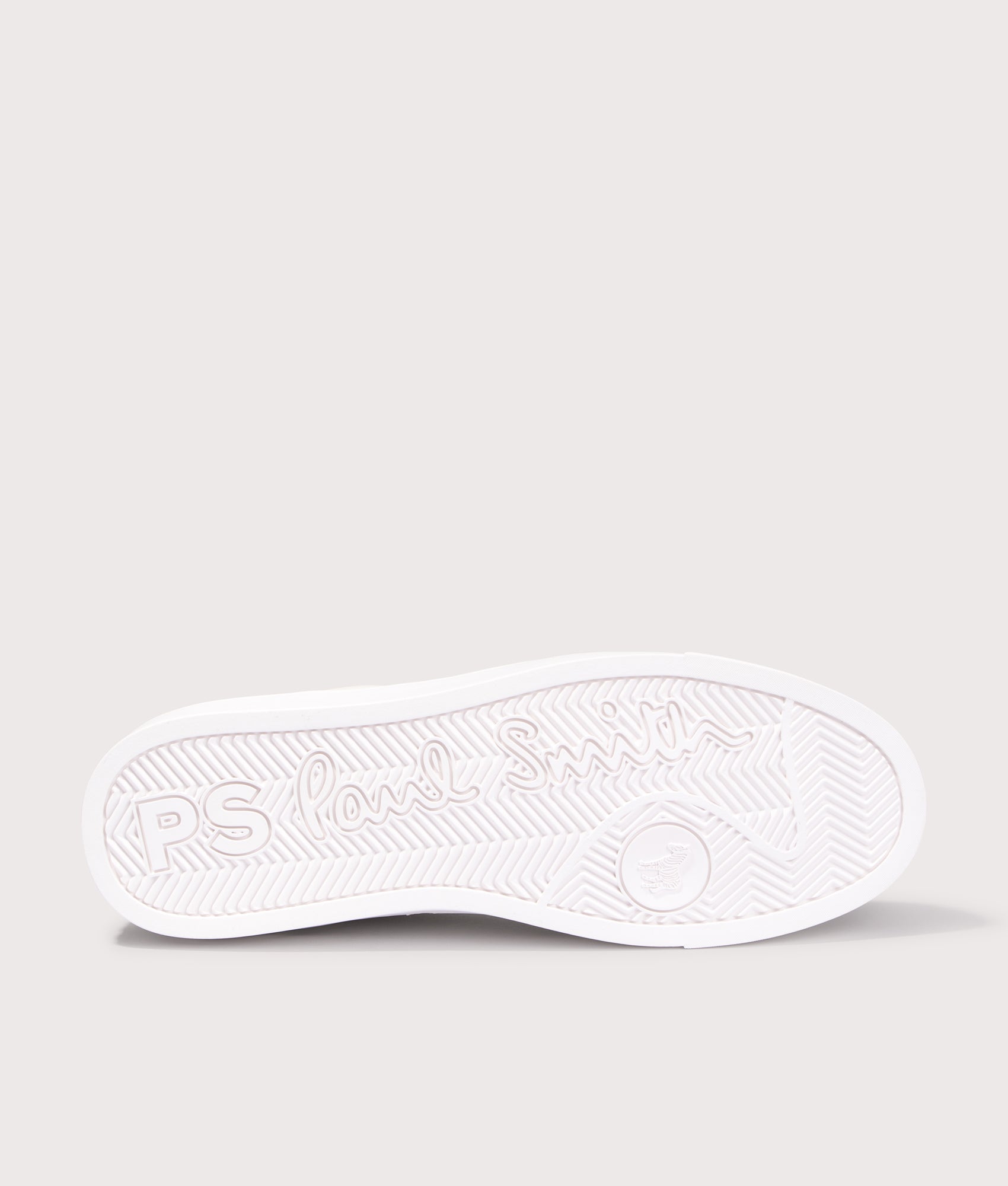Leather ‘Beech’ Trainers in White | PS Paul Smith | EQVVS | Sole shot 