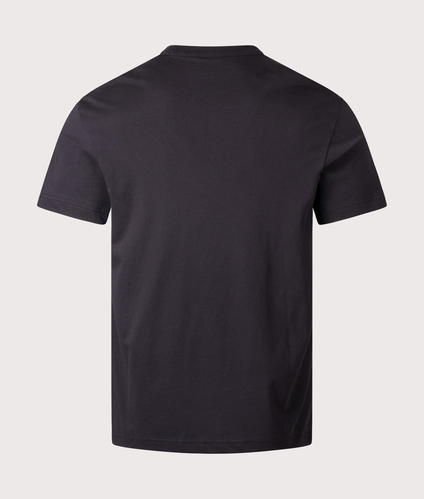 Relaxed Fit Dice T-Shirt in Black | 100% Organic Cotton | PS Paul Smith | EQVVS | Back shot 