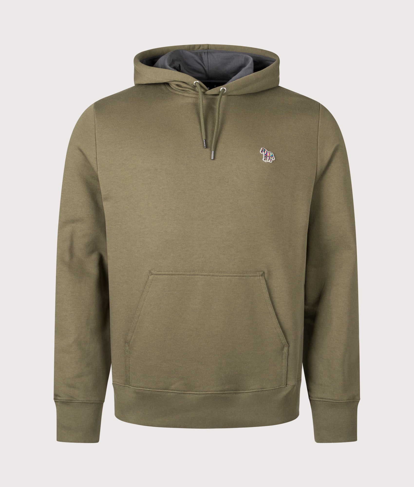Zebra Hoodie in Green | 100% Organic Cotton | PS Paul Smith | EQVVS | Front shot 