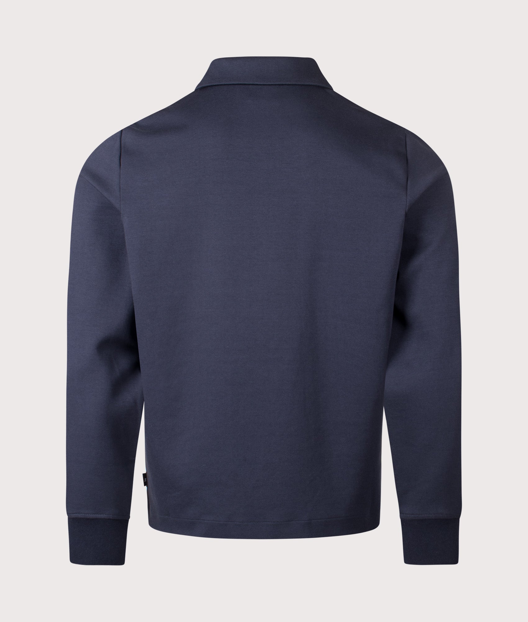 Double-Face Zip Through Sweatshirt in Blue | PS Paul Smith | EQVVS | Back shot 