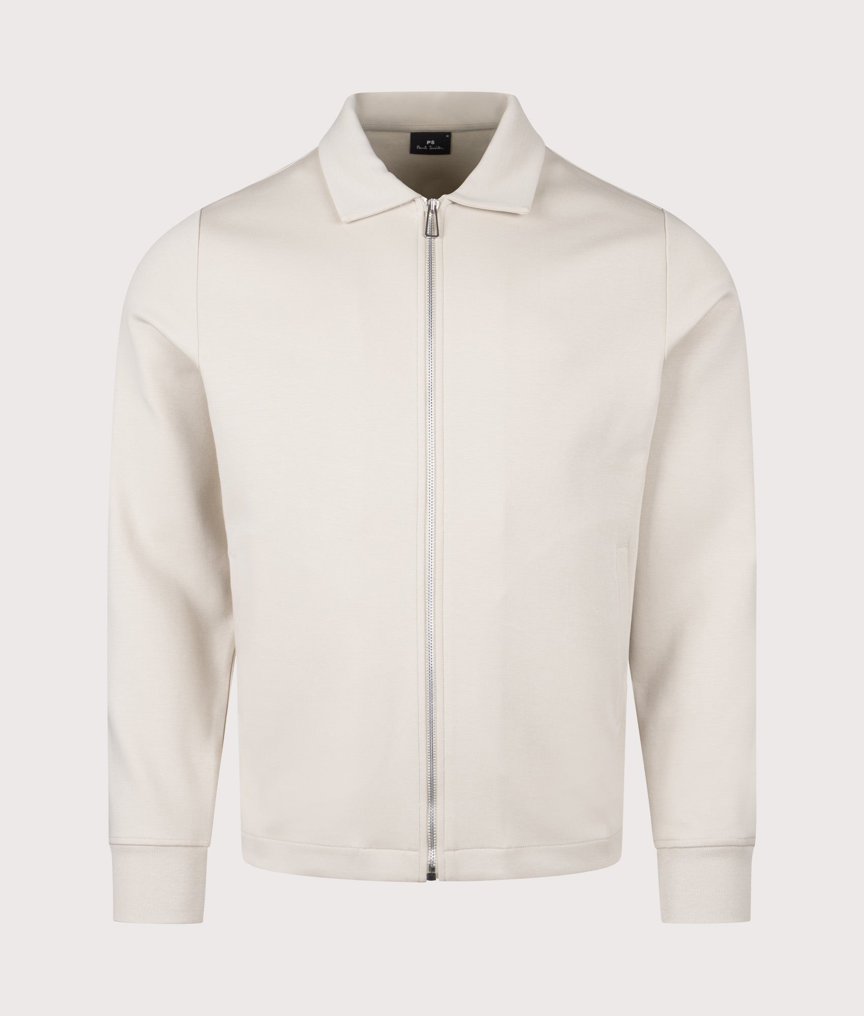 Double-Face Zip Through Sweatshirt in Grey | PS Paul Smith | EQVVS | Front shot 