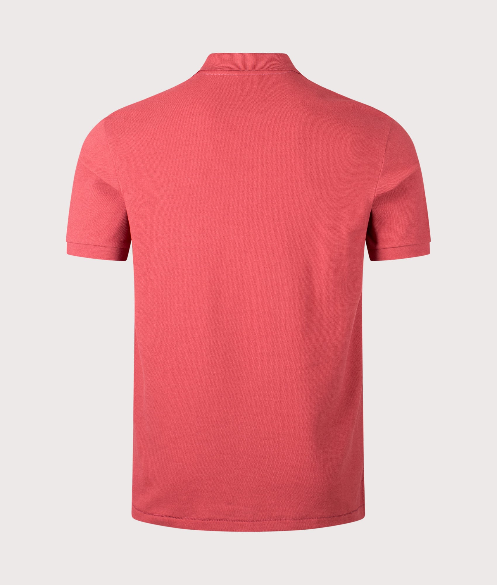 Zebra Piqué Polo Shirt in Pink | 100% Organic Cotton | PS Paul Smith | EQVVS | Back shot 