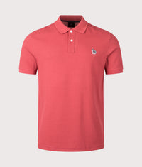 Zebra Piqué Polo Shirt: 23D Pink 