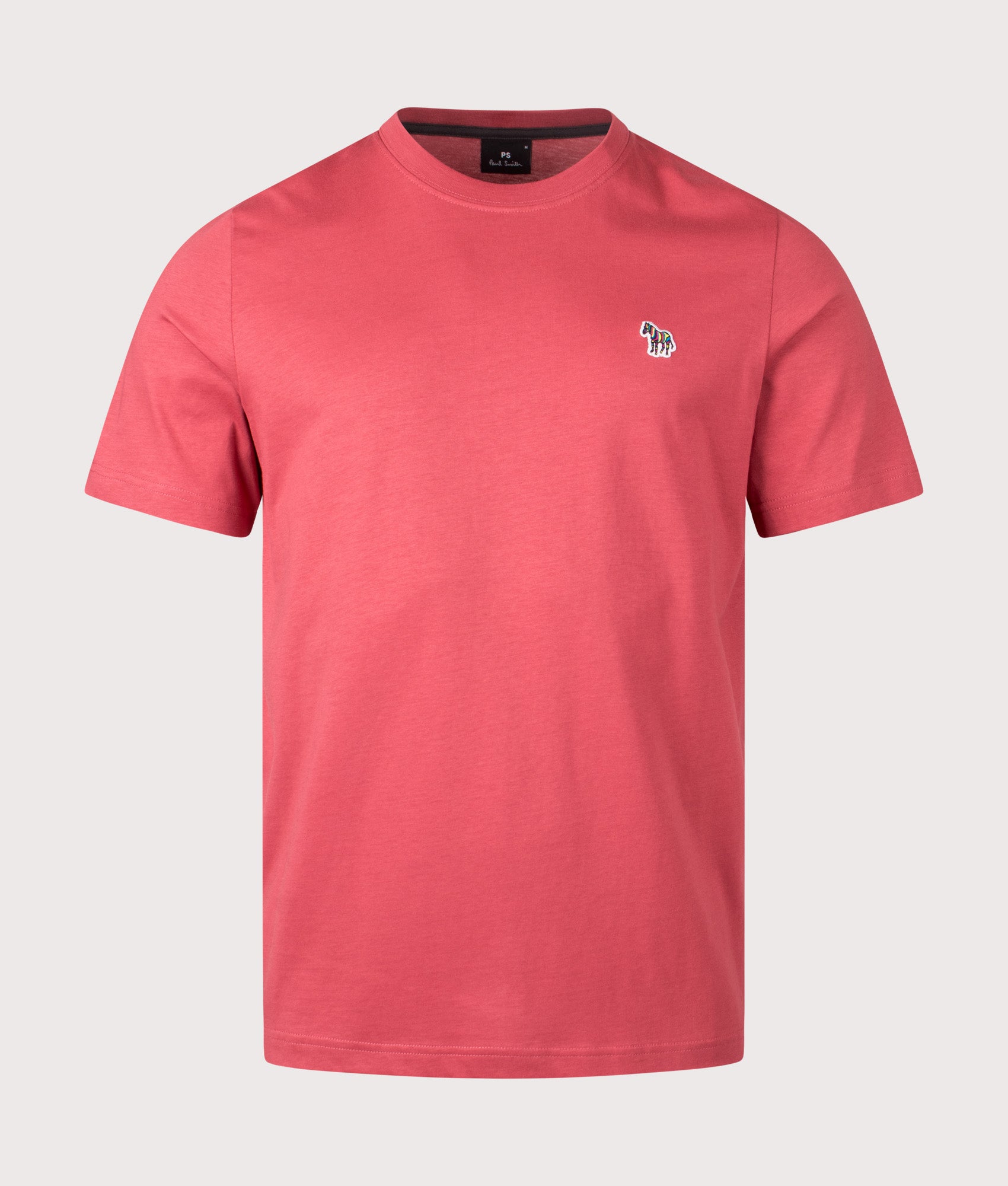 Zebra T-Shirt in Pink | 100% Organic Cotton | PS Paul Smith | EQVVS | Front shot 