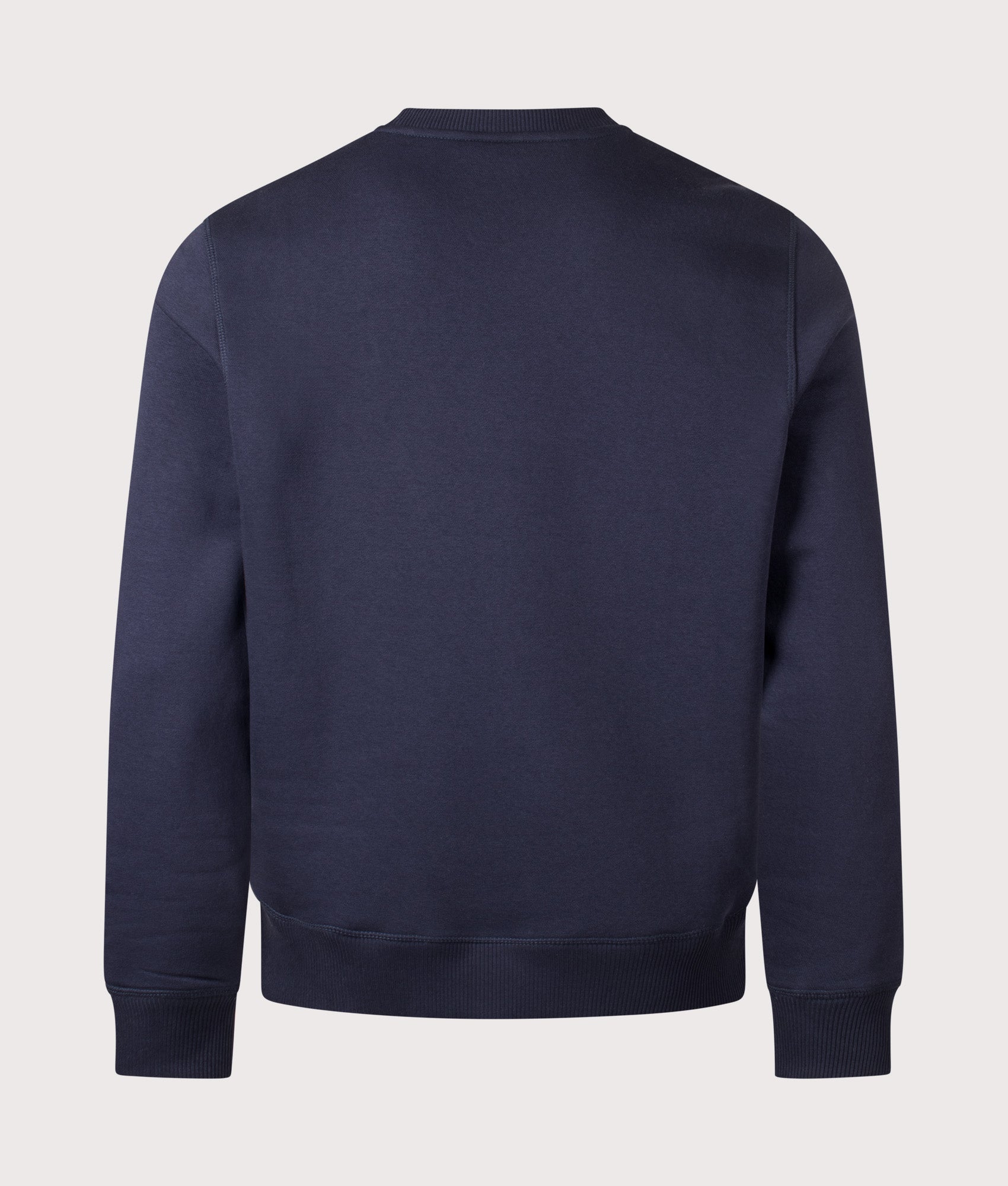 Stitch Stripe Logo Sweatshirt in Blue | PS Paul Smith | EQVVS | Back shot 