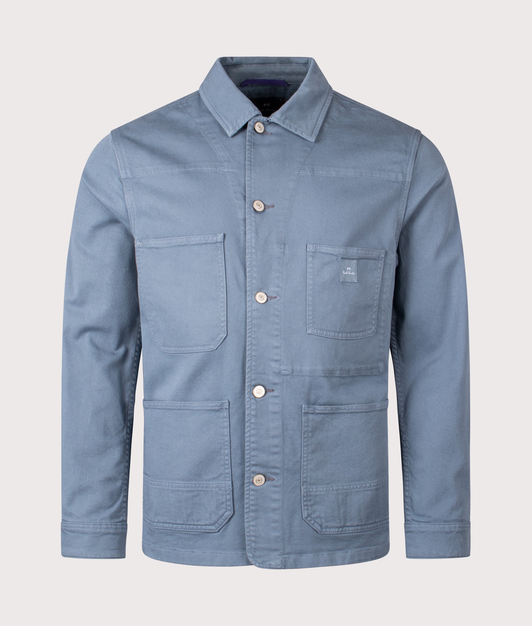 Chore Jacket in Blue | PS Paul Smith | EQVVS | Front shot 