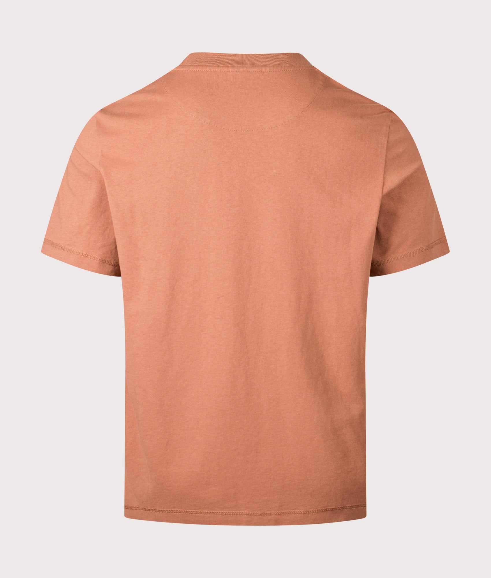 PS Paul Smith Sun Spot T-Shirt in Rust at EQVVS Menswear. Back shot.
