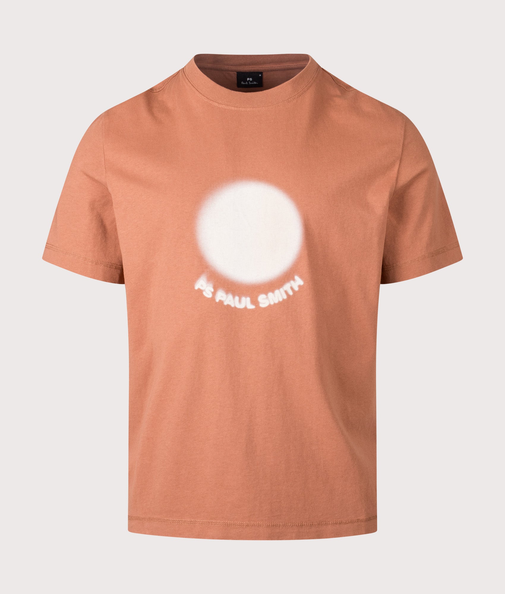 PS Paul Smith Sun Spot T-Shirt in Rust at EQVVS Menswear. Front shot.