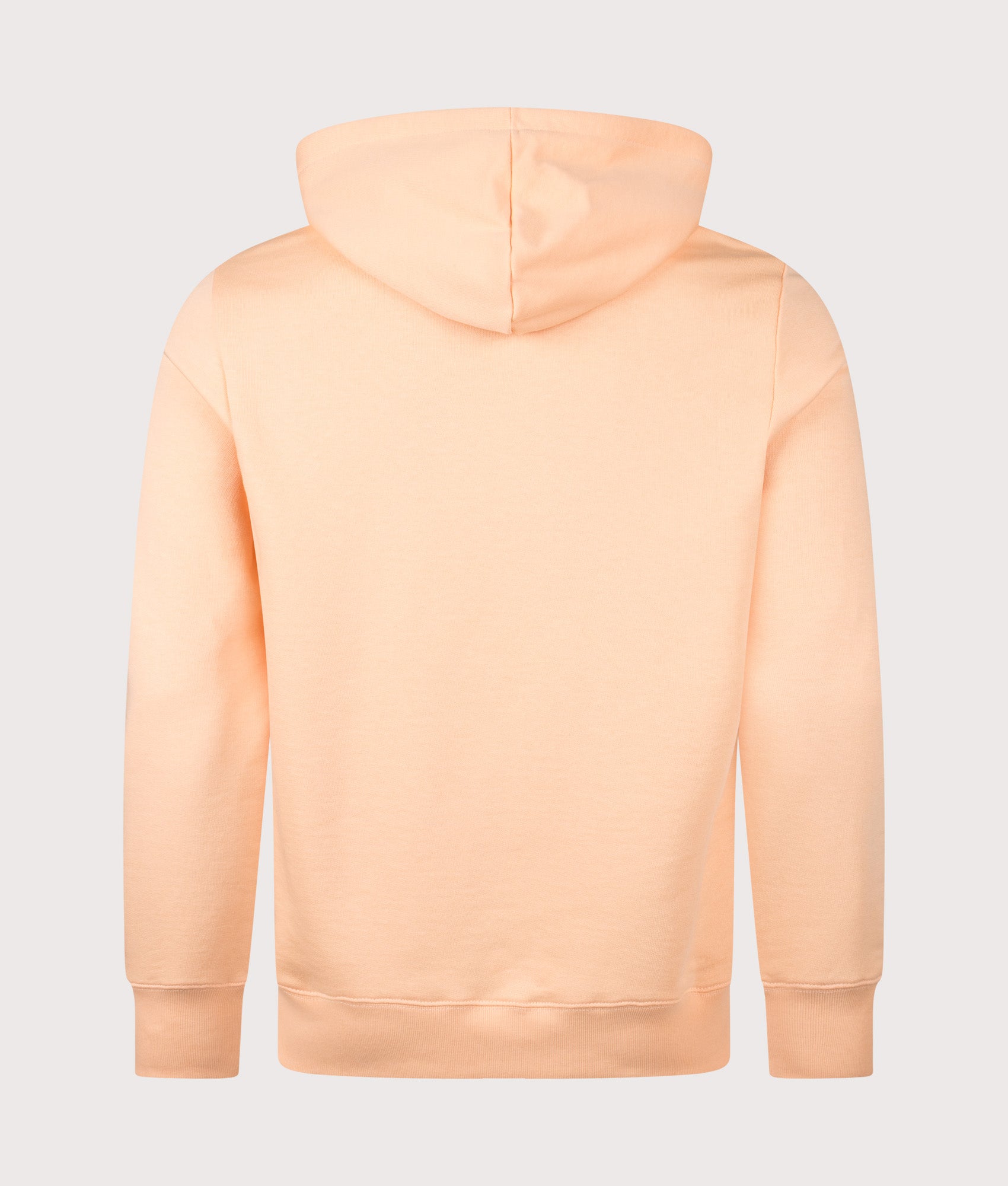 PS Paul Smith Zebra Hoodie in Orange at EQVVS Menswear. Back shot.