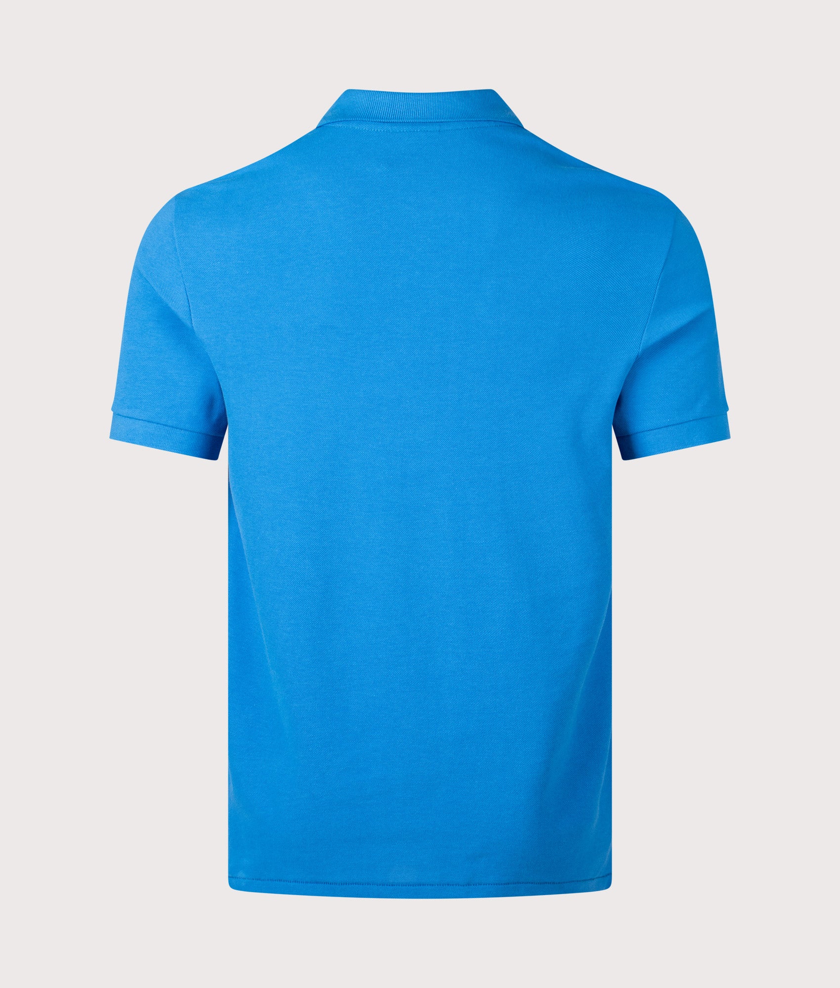 PS Paul Smith Zebra Polo Shirt in Blue at EQVVS Menswear. Back shot.