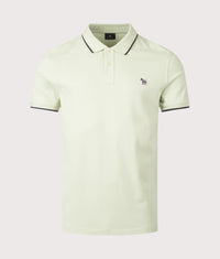 Zebra Badge Polo Shirt: 30B Green 