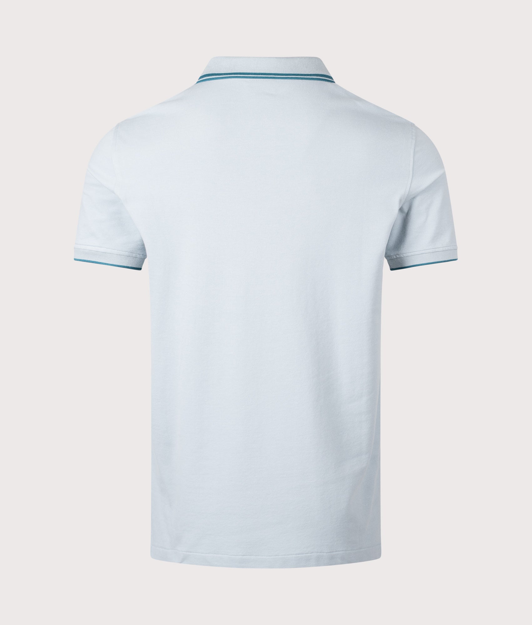 PS Paul Smith Polo Shirt in Blue at EQVVS Menswear. Back shot.