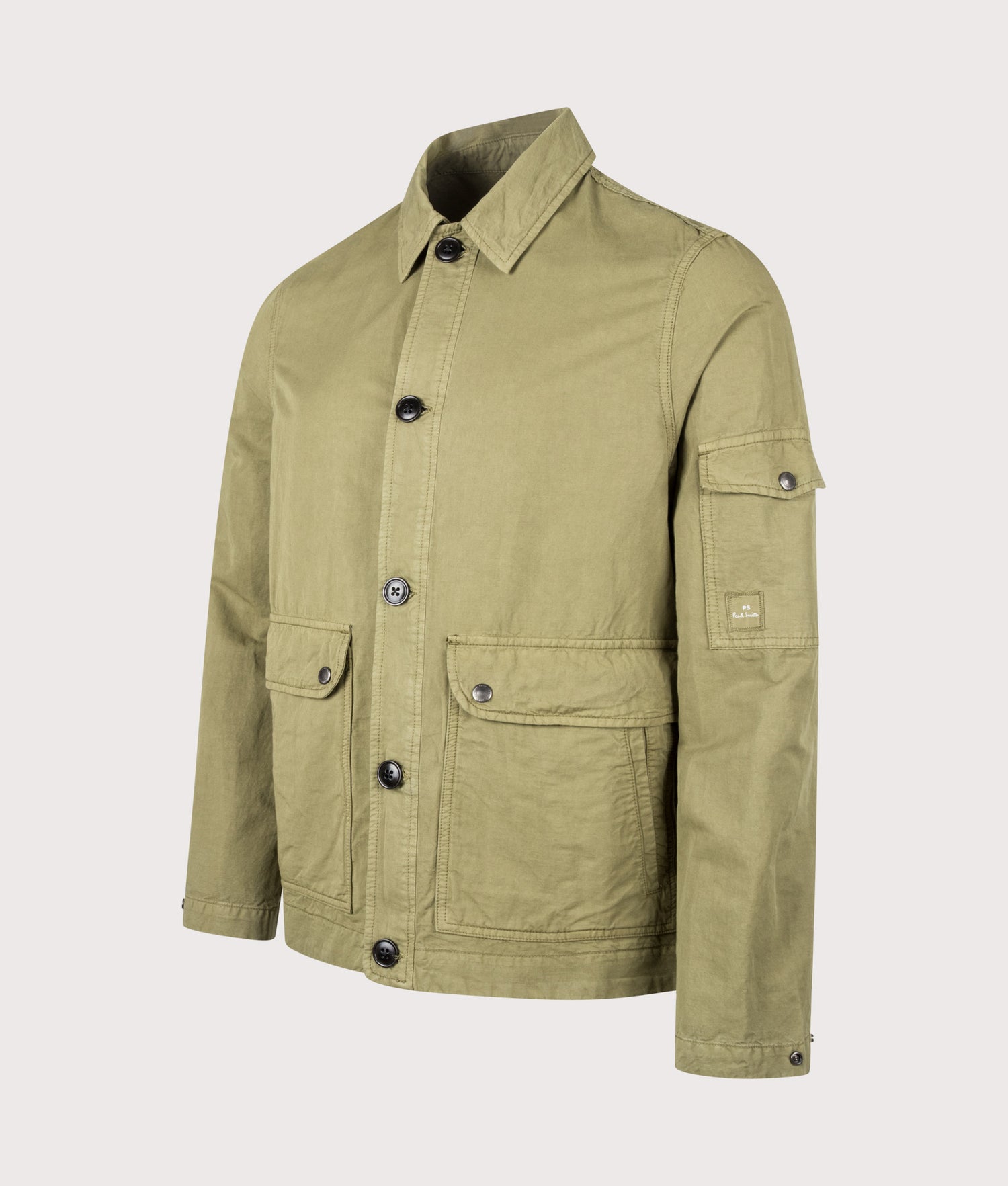 Regular Fit Overshirt in Green | PS Paul Smith | EQVVS