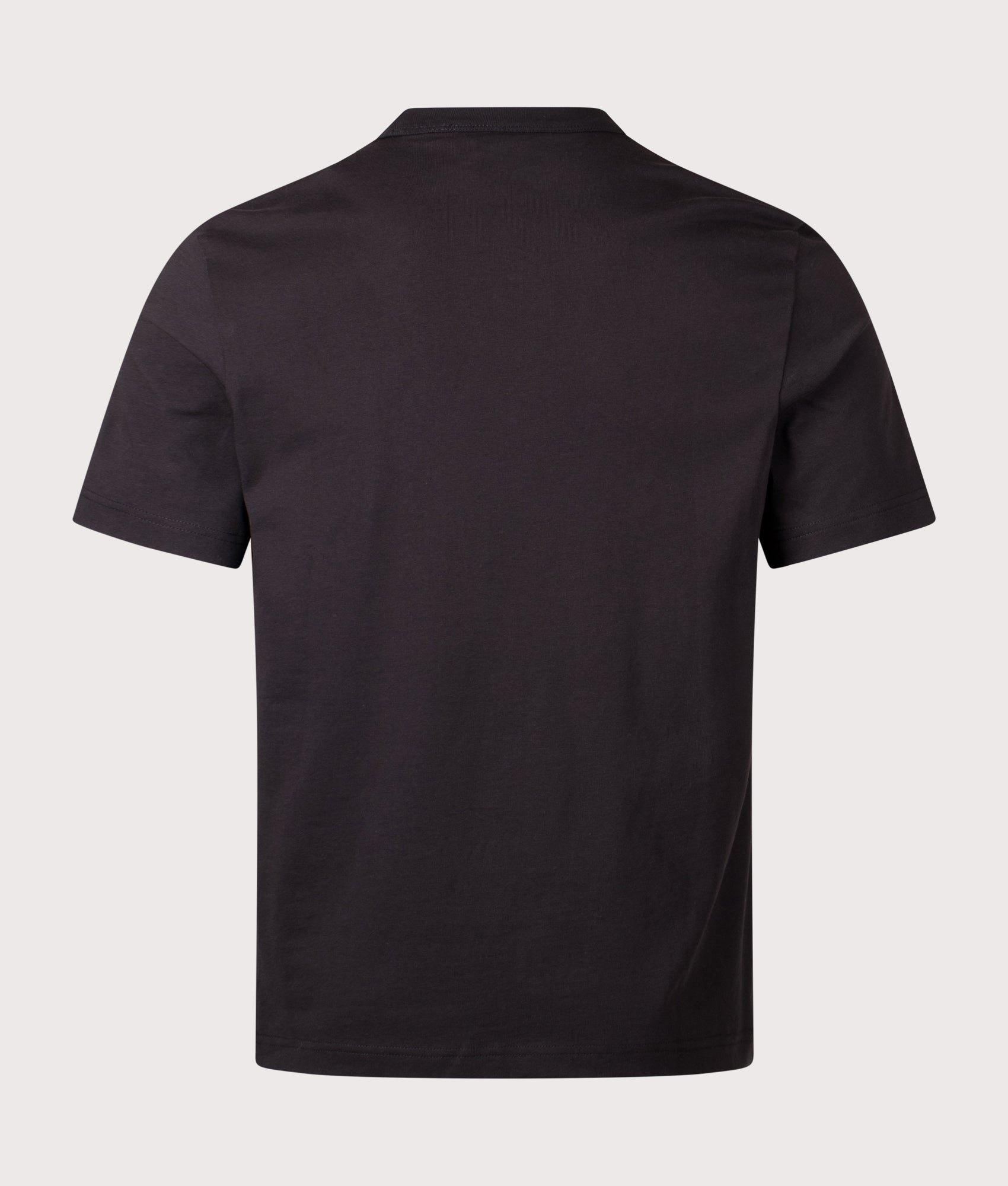 PS Paul Smith Striped T-Shirt in Black at EQVVS Menswear. Back shot.