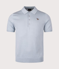 Zebra Badge Polo Shirt: 40 Blue 
