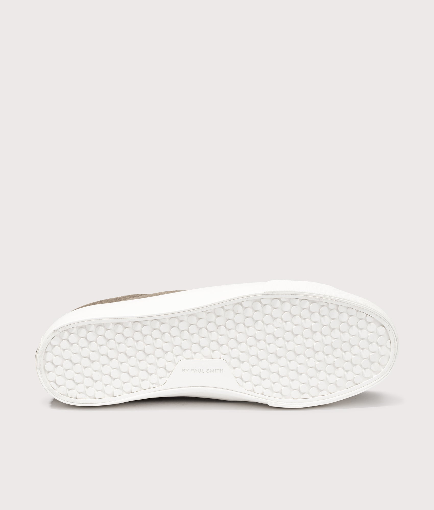 PS Paul Smith Amos Trainers in Sand at EQVVS Menswear. Tread shot.