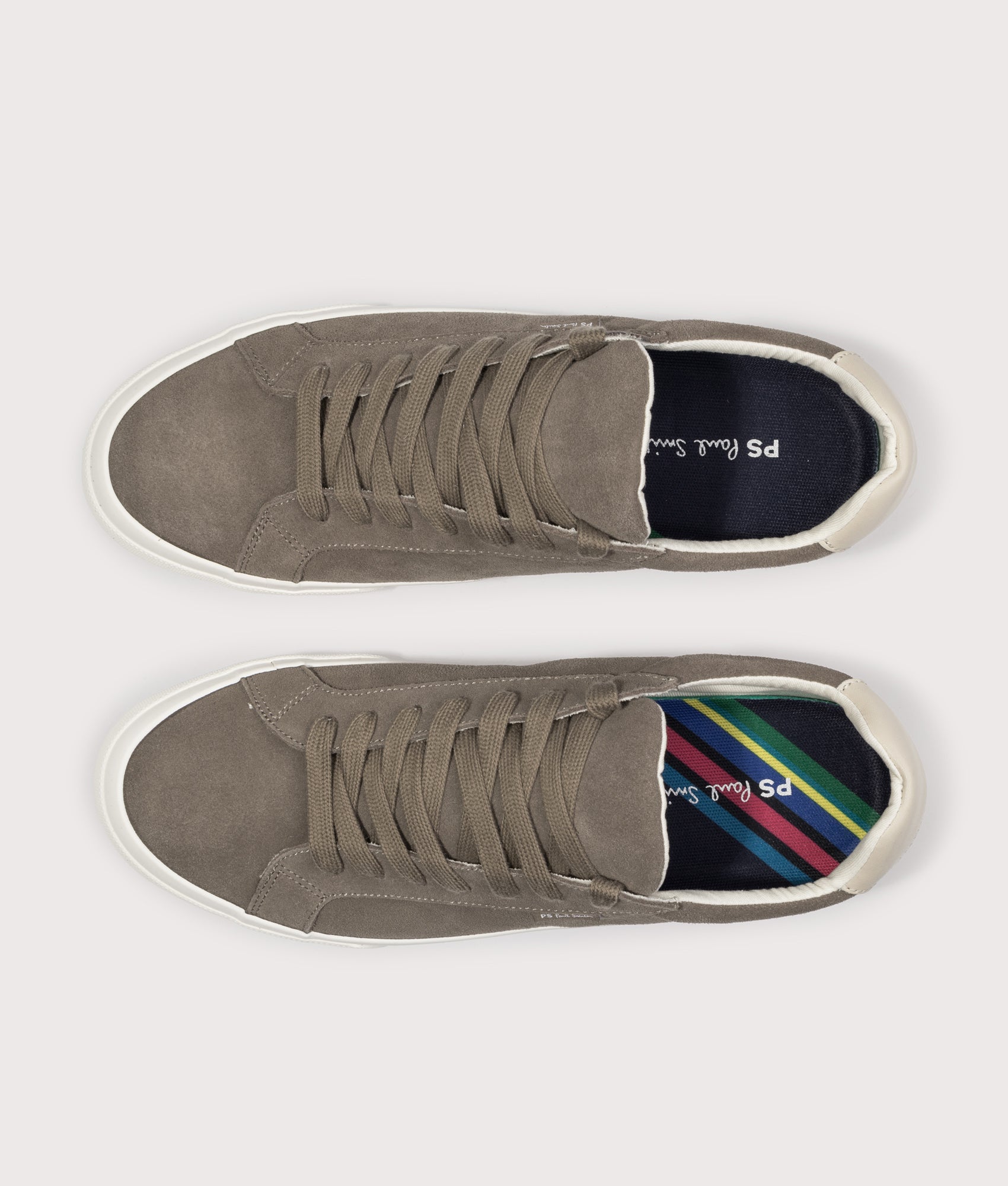PS Paul Smith Amos Trainers in Sand at EQVVS Menswear. Top shot.