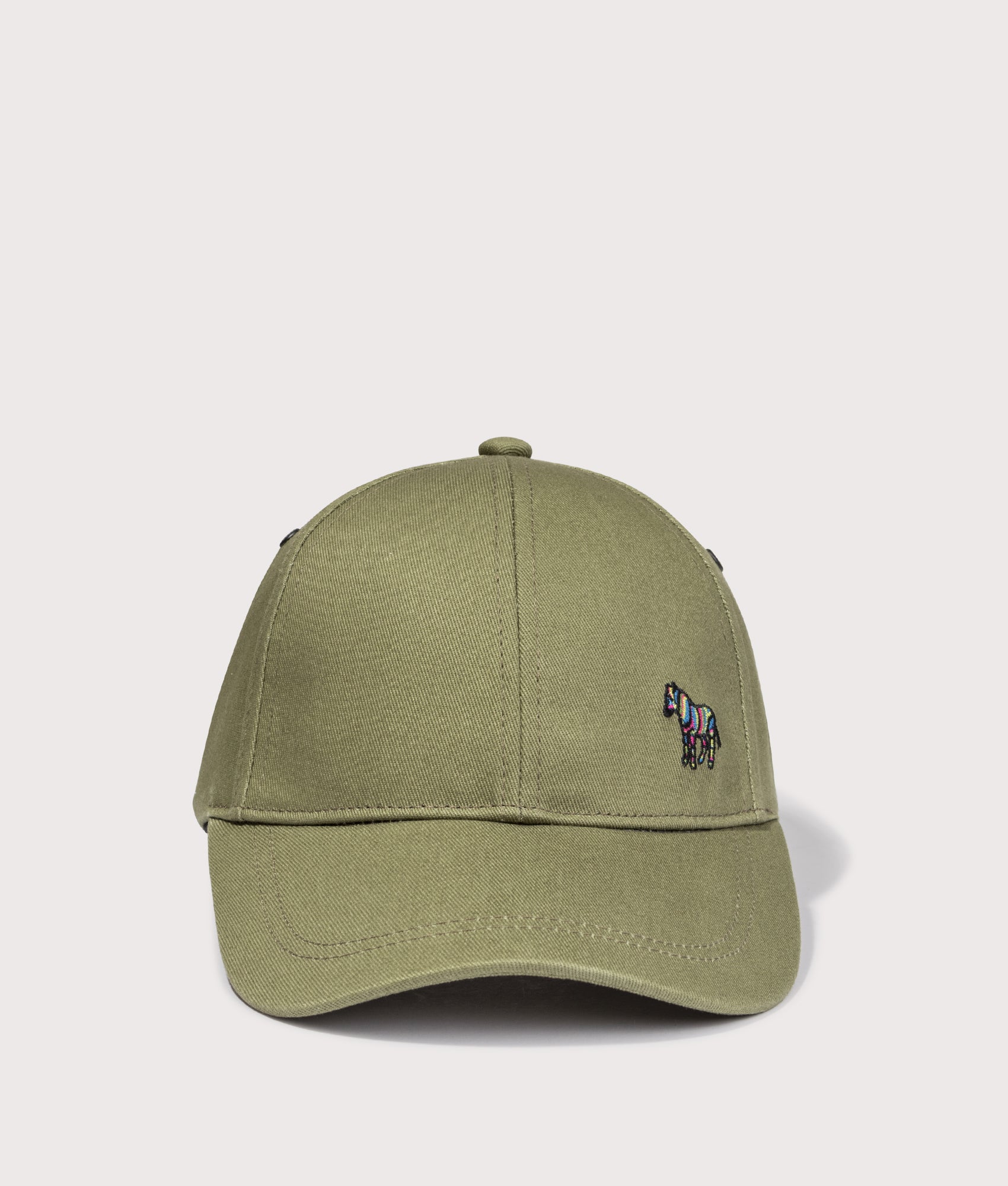 Seasonal Zebra Cap in Green by PS Paul Smith. Front shot.