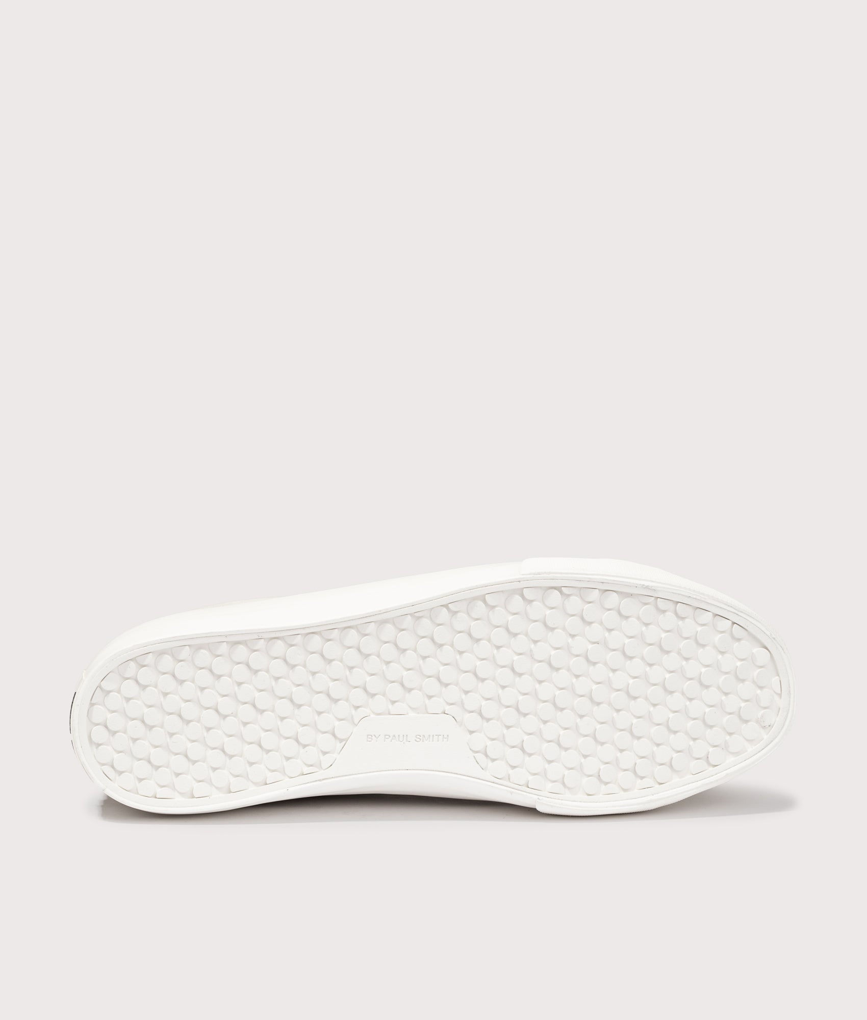 PS Paul Smith Amos Trainers in Off White at EQVVS Menswear. Tread shot.