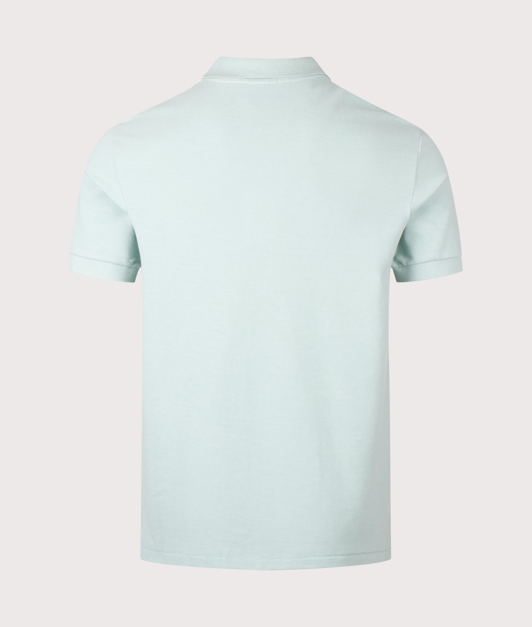 PS Paul Smith Zebra Polo Shirt in Mint at EQVVS Menswear. Back shot.