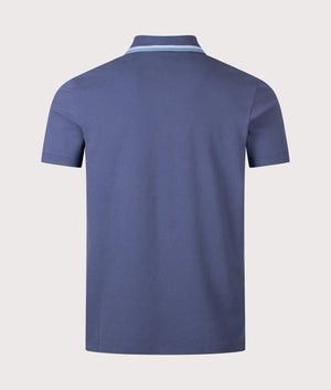 Regular Fit Quarter Zip Polo Shirt in Indigo | PS Paul Smith | EQVVS