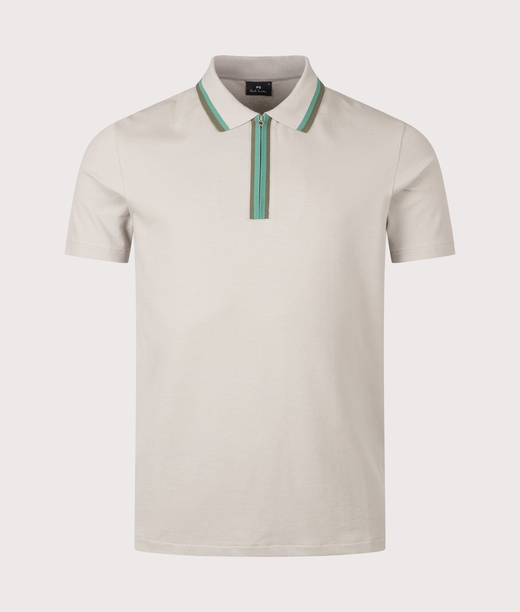 Regular Fit Quarter Zip Polo Shirt