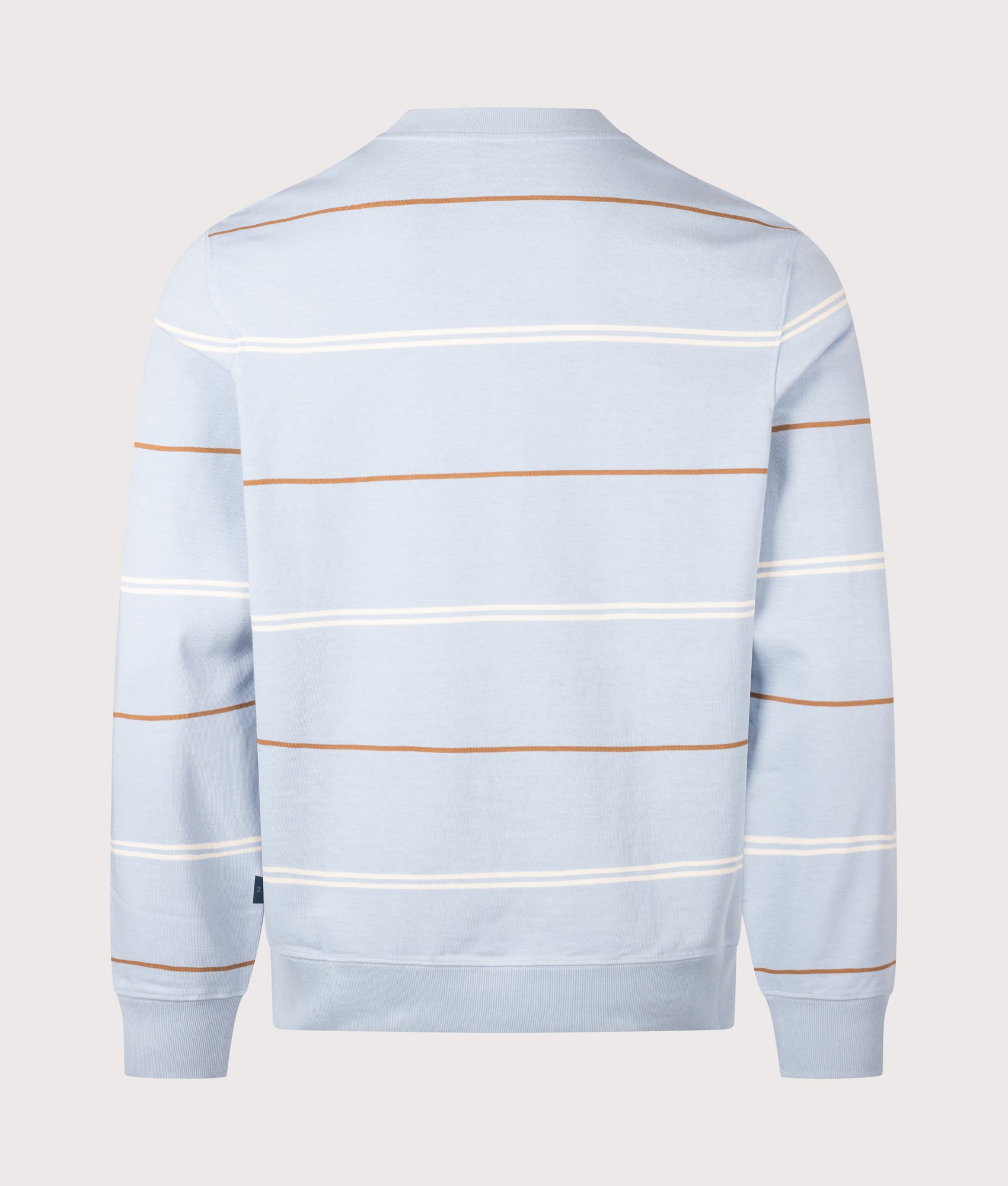 PS Paul Smith Casual Fit Sweatshirt in  Blue at EQVVS Menswear. Back shot.