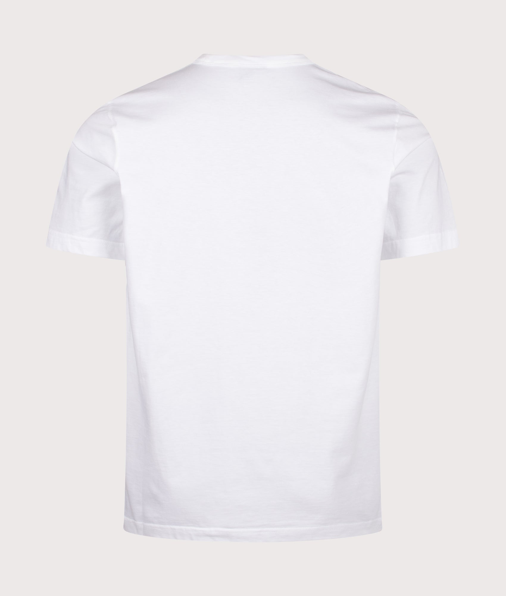 PS Paul Smith Zine Floral T-Shirt in White at EQVVS Menswear. Back shot.