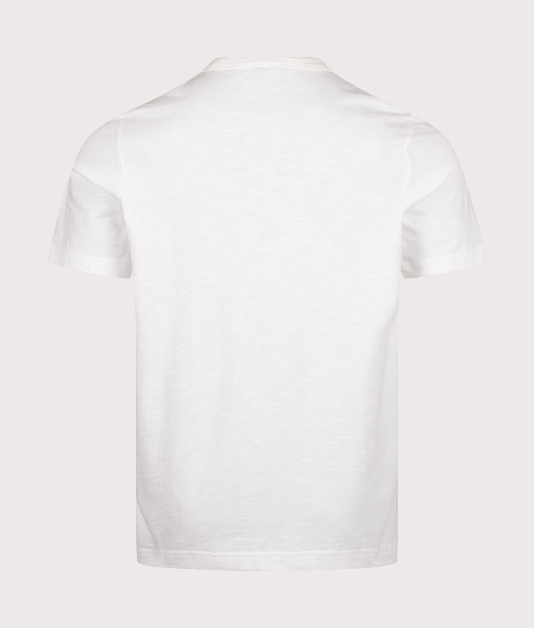 PS Paul Smith Striped Chest T-Shirt in Off White at EQVVS Menswear. Back shot.