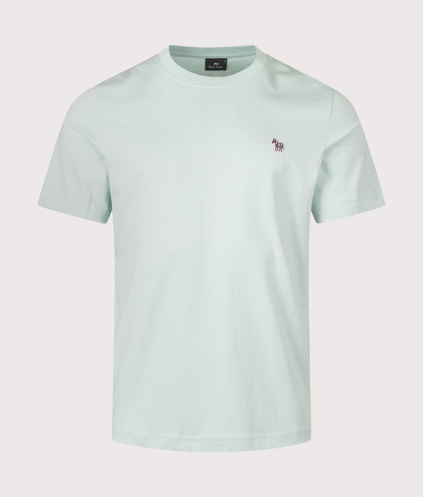 PS Paul Smith Zebra T-Shirt in Green at EQVVS Menswear. Front shot.