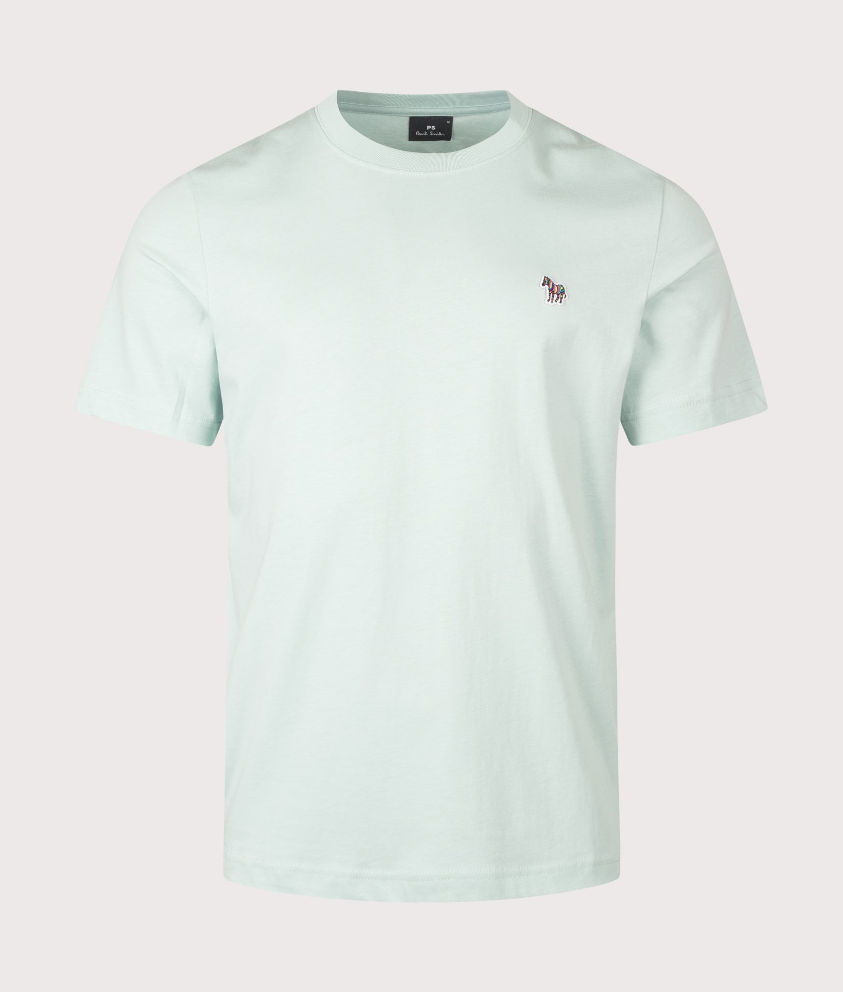 PS Paul Smith Zebra T-Shirt in Green at EQVVS Menswear. Front shot.