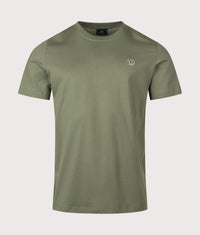 Regular Fit Zebra T-Shirt: 35E Green 