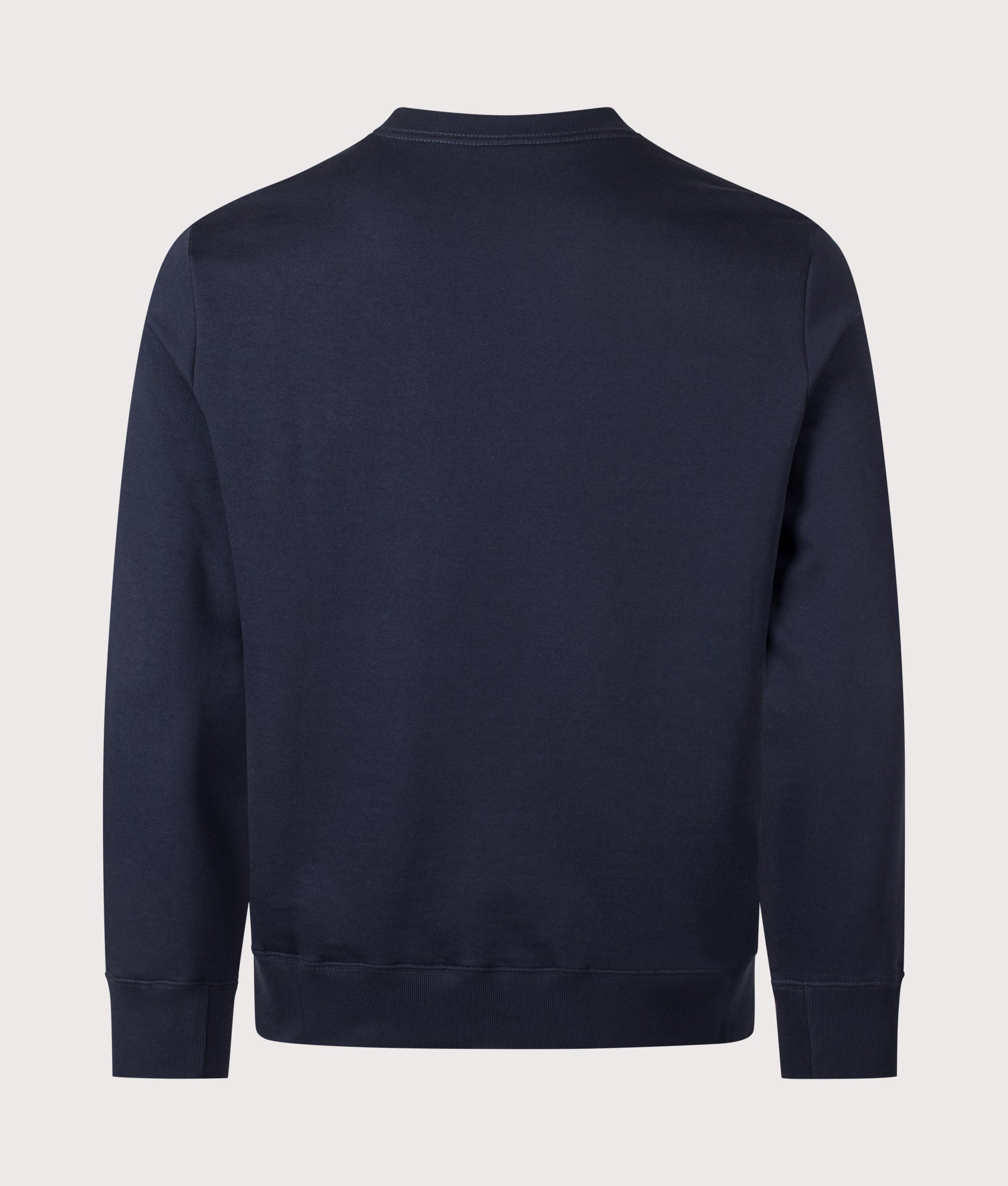 PS Paul Smith Zebra Sweatshirt in Dark Navy at EQVVS Menswear. Back shot.