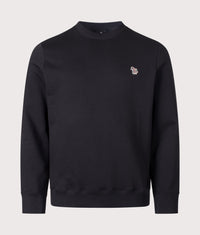 Regular Fit Zebra Sweatshirt: 79 Black 