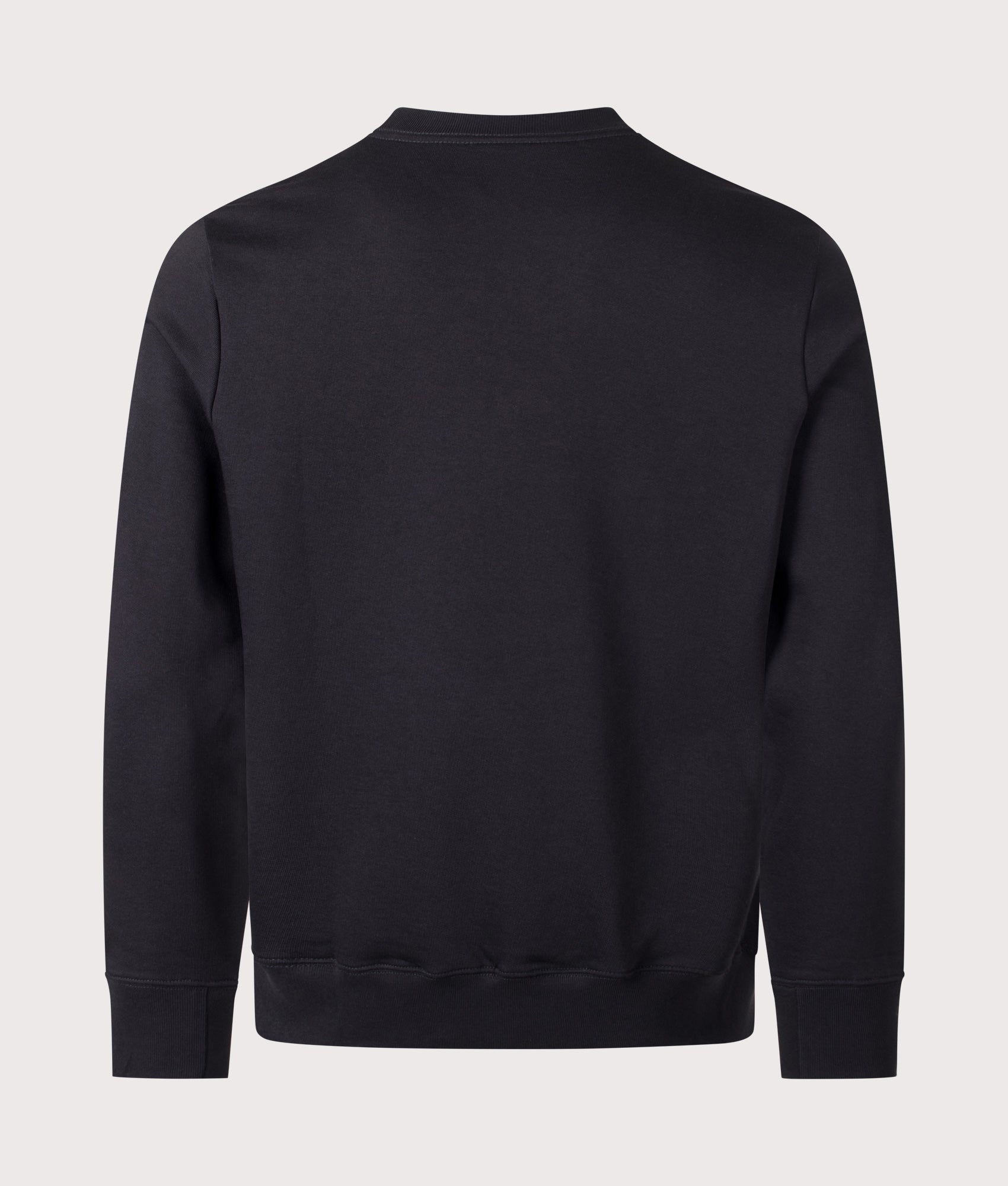 PS Paul Smith Zebra Sweatshirt in Black at EQVVS Menswear. Back shot.