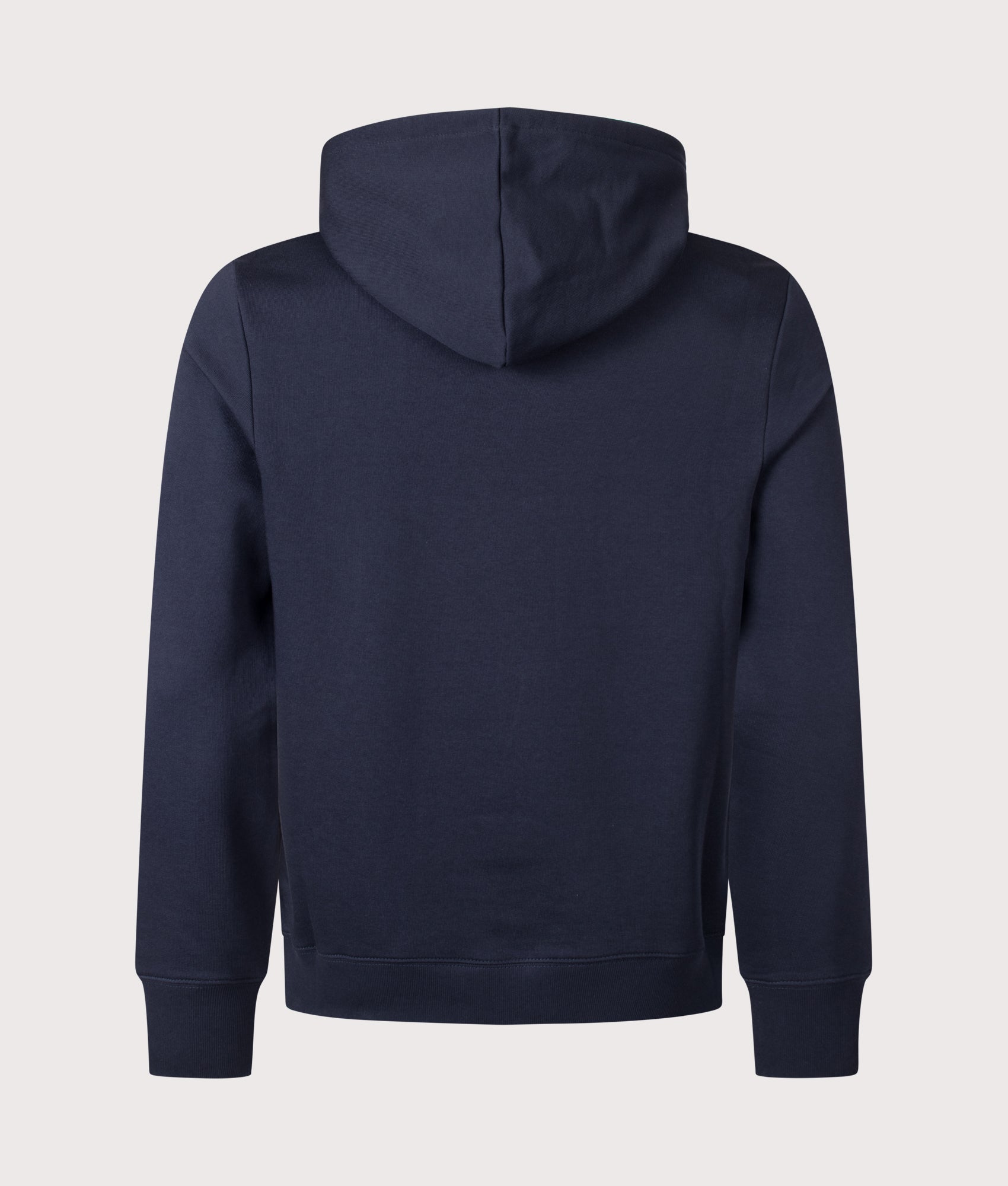 PS Paul Smith Zebra Hoodie in Dark Navy at EQVVS Menswear. Back shot.