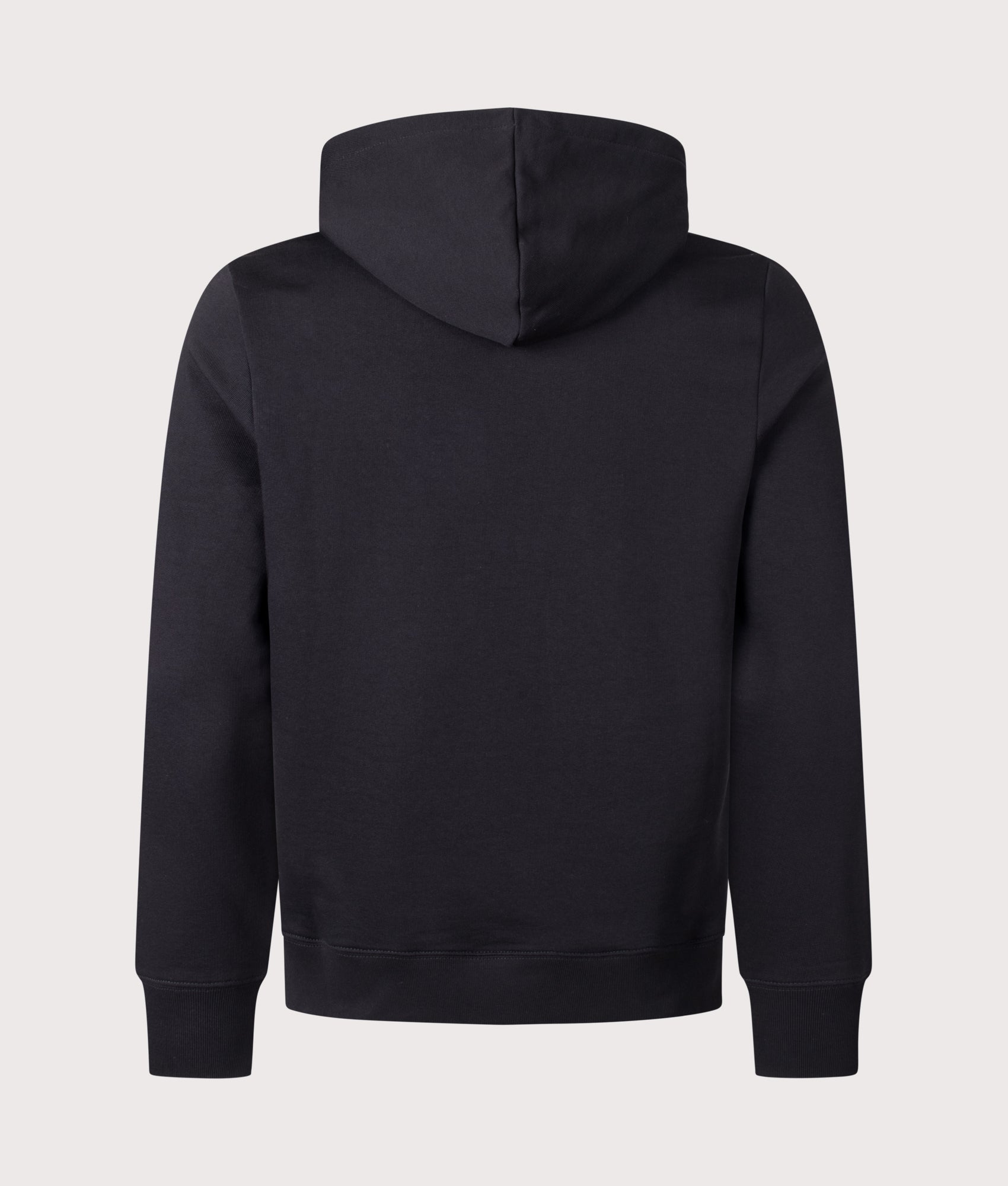 PS Paul Smith Zebra Hoodie in Black at EQVVS Menswear. Back shot.