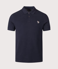 Regular Fit Zebra Logo Polo Shirt: 49 Dark Navy 