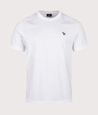 Regular Fit Zebra Logo T-Shirt: 01 White 