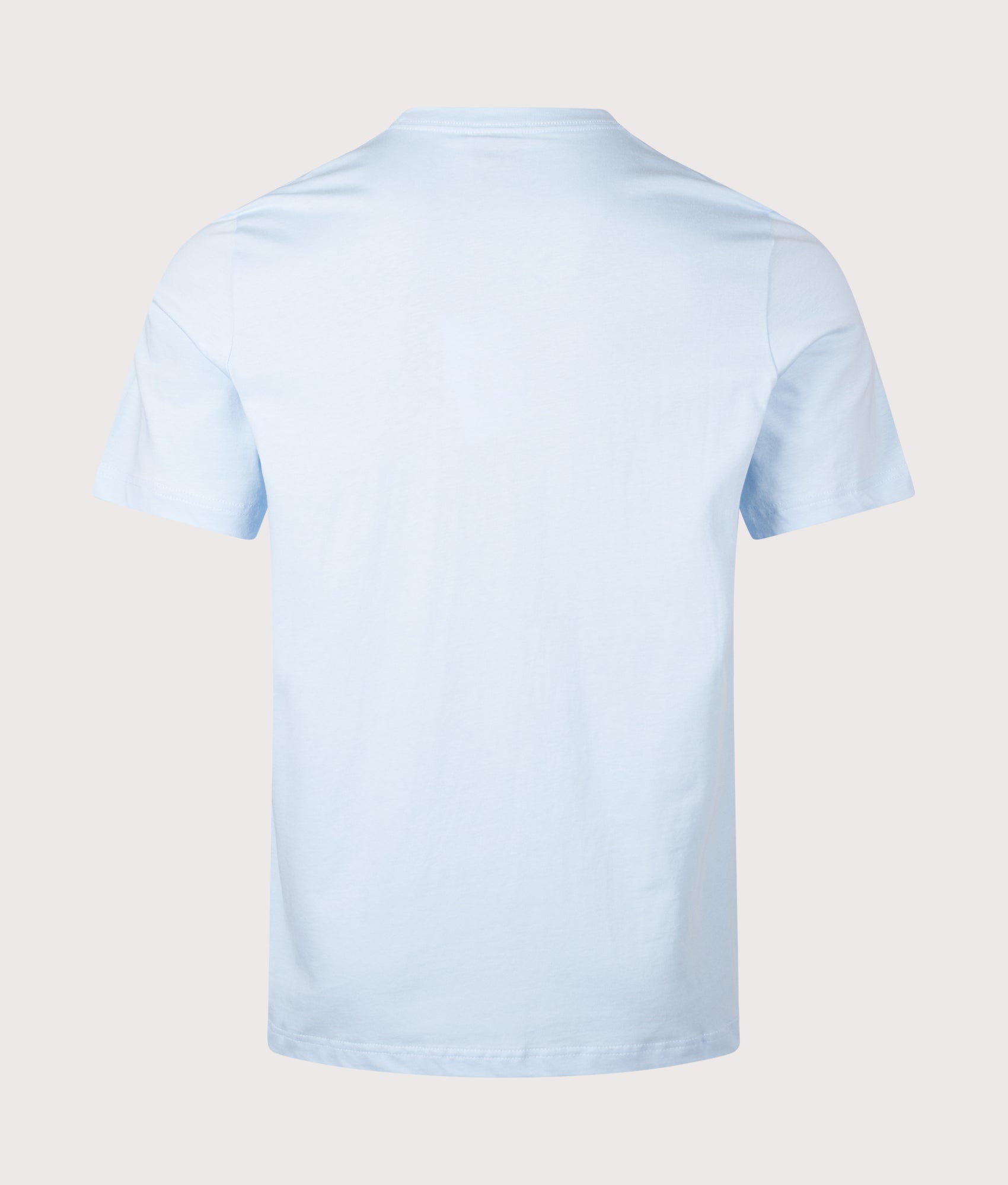 PS Paul Smith Zebra Logo T-Shirt in Pale Blue at EQVVS Menswear. Back shot.