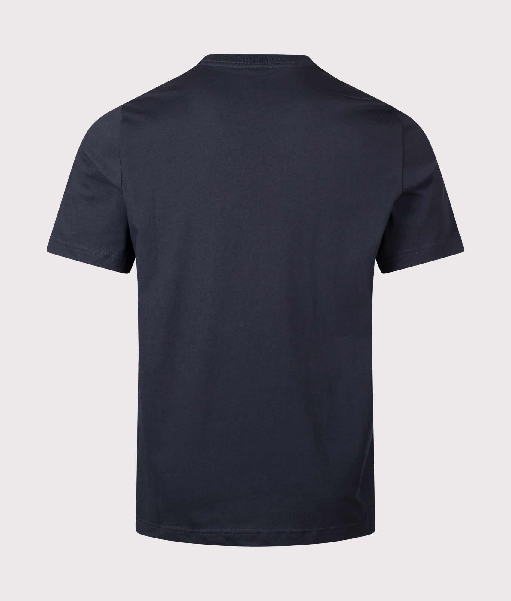PS Paul Smith Zebra Logo T-Shirt in Dark Navy at EQVVS Menswear. Back shot.