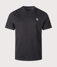 Regular Fit Zebra Logo T-Shirt: 79 Black 