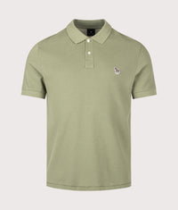 Regular Fit Zebra Polo Shirt: 34D Light Greyish Green 